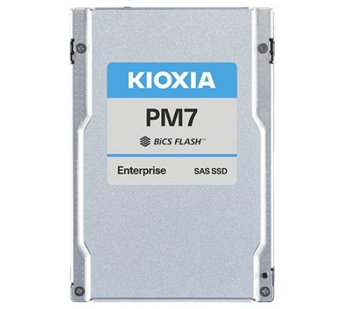 SSD накопитель KIOXIA Enterprise SSD 2,5"(SFF), PM7-V, 3200GB (3.2TB), SAS 24G (SAS-4, 22,5Gbit/s), R4200/W3650MB/s, IOPS(R4K) 720K/340K, MTTF 2,5M, 3DWPD/5Y (Mixed Use), TLC, 15mm (replace KPM61VUG3T20) SSD накопитель KIOXIA Enterprise SSD 2,5"(SFF), PM7-V, 3200GB (3.2TB), SAS 24G (SAS-4, 22,5Gbit/s), R4200/W3650MB/s, IOPS(R4K) 720K/340K, MTTF 2,5M, 3DWPD/5Y (Mixed Use), TLC, 15mm (replace KPM61VUG3T20)