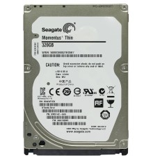 Жесткий диск/ HDD Seagate SATA 320Gb 2.5" Momentus Thin 5400 RPM 16Mb (clean pulled) 1 year warranty (replacement MQ01ABD032)