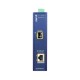 медиа конвертер/ PLANET IGUP-805AT Industrial 1-Port 100/1000X SFP to 1-Port 10/100/1000T 802.3bt PoE++ Media Converter (802.3bt Type-4, PoH, Legacy, Force mode support, -40 to 75 C, dual 12V~56V DC power boost, PoE Usage LED)