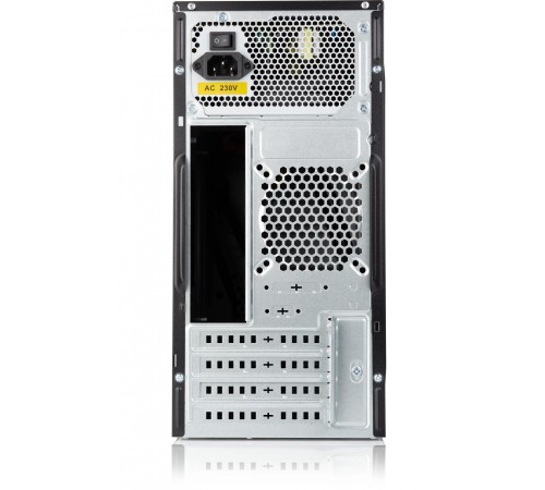 Корпус с блоком питания 450Вт./ Case Foxline FL-733R, mATX, 2x5.25EXT, 2x3.5EXT, 5x3.5INT, 2xUSB3.0, 2xUSB2.0, HDA, w/o FAN, w/450W ATX PSU, w/1.2m EU pwr cord