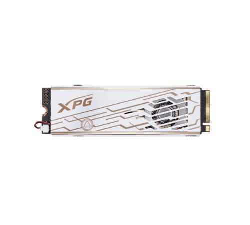 Твердотельный накопитель/ ADATA SSD XPG MARS 980 PRO, 2000GB, M.2(22x80mm), NVMe, PCIe 5.0 x4, 3D NAND, R/W 14000/13000MB/s, IOPs 2 000 000/1 650 000, TBW 1480, DWPD 0.4, with Heat Sink (5 лет)