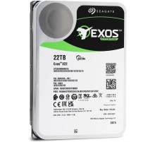 Жесткий диск Seagate Exos X22 HDD SATA 22Tb, 7200 rpm, 512Mb buffer, 512e/4Kn, CMR, ST22000NM001E, 1 year