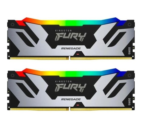 Оперативная память Kingston 32GB 6400MT/s DDR5 CL32 DIMM (Kit of 2) FURY Renegade RGB XMP