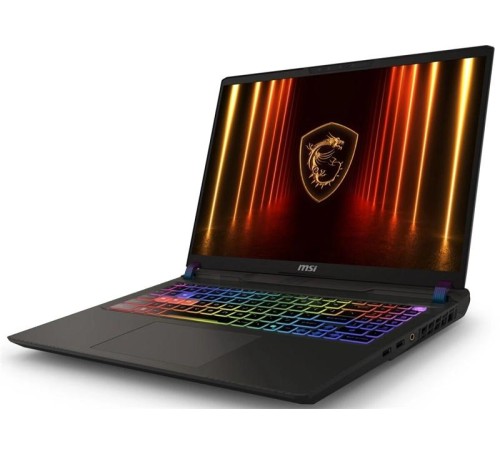 Ноутбук без сумки MSI Vector 16 HX AI A2XWHG-080XRU Ultra7 255HX 16" 16:10 FHD+(1920 x 1200)144Hz DDR5 32GB (16GB*2),1TB SSD, NV RTX 5070TI (12GB GDDR7),90Whr,2,7kg,1y,Dos,Gray