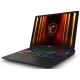 Ноутбук без сумки MSI Vector 16 HX AI A2XWHG-080XRU Ultra7 255HX 16" 16:10 FHD+(1920 x 1200)144Hz DDR5 32GB (16GB*2),1TB SSD, NV RTX 5070TI (12GB GDDR7),90Whr,2,7kg,1y,Dos,Gray