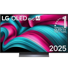 Телевизор 48'' LG/ 48'' OLED, Ultra HD, Smart TV, WebOS, Bluetooth, MR NFC, 120Hz Native (VRR 144Hz), 2.2ch 40Вт Dolby Atmos, 2хHDMI, 3хUSB, 1 Pole, Charcoal Black, 2025