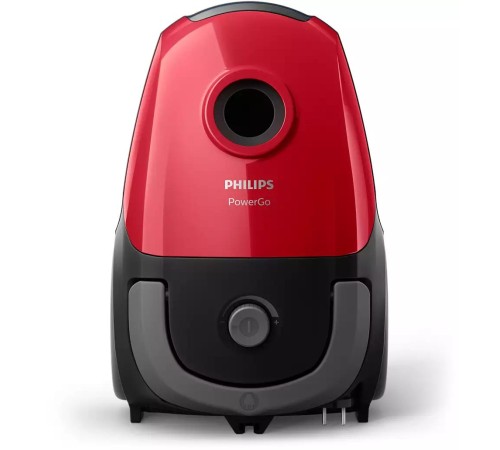 Пылесос Philips/ Пылесос Philips, мешковой, мощность 900 Вт, емкость пылесборника 3 л, сухая уборка, цвет красный/черный