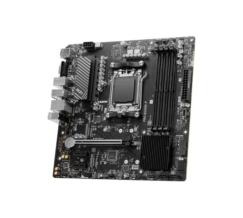 Материнская плата/ MB MSI AMD B650 sAM5, 4xDDR5(256GB), D-SUB/HDMI 2.1/DP, 1xPCIe 4.0x16, 2xPCIe 3.0, 1xLAN (2.5GbE), 4xSATA 6Gb/s, 2xM.2, 4xUSB 3.2, 4xUSB 2.0, 1xPS/2, mATX Материнская плата/ MB MSI AMD B650 sAM5, 4xDDR5(256GB), D-SUB/HDMI 2.1/DP, 1xPCIe 4.0x16, 2xPCIe 3.0, 1xLAN (2.5GbE), 4xSATA 6Gb/s, 2xM.2, 4xUSB 3.2, 4xUSB 2.0, 1xPS/2, mATX