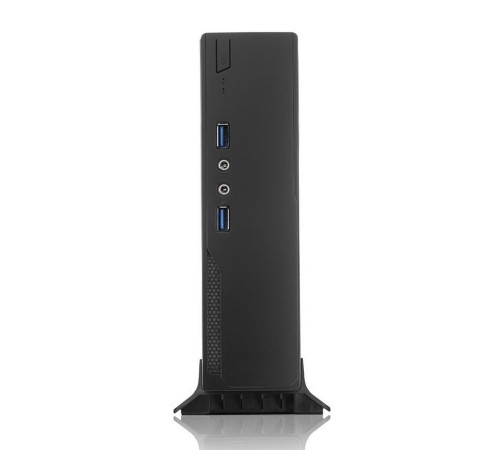 Корпус с блоком питания 120 Ватт/ Case Foxline FL-L01-AD120-D65 mITX,w/2xUSB3.0, VESA, CPU cooler, w/120W pwr adapter, w/pwr cord