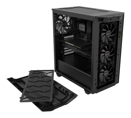 Корпус ПК без блока питания/ Case be quiet! PURE BASE 500DX, Midi-Tower, TG, 3x140mm, 1xUSB-A 3.2, 1xUSB 3.2 Type-C, ATX, mATX, mITX Black