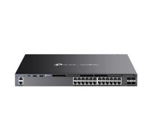 коммутатор TP-Link SG6428XHP, Omada 24-PortGigabit Stackable L3 Managed PoE+ Switch with 4 10GE SFP+ Slots