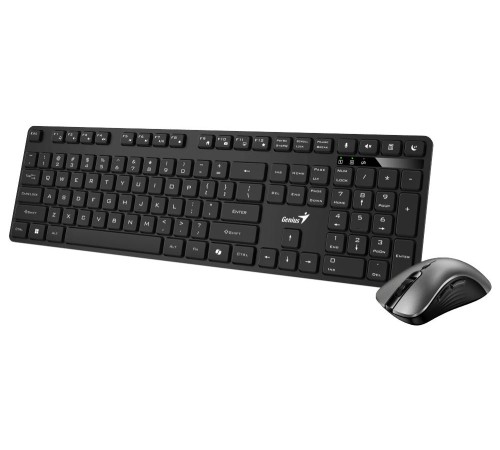 Комплект беспроводной Genius KM-8216S (клавиатура KM-8216S/K + мышь Ergo 8100S ), черный Комплект беспроводной Genius KM-8216S (клавиатура KM-8216S/K + мышь Ergo 8100S ), черный