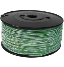  1-парный кроссировочный кабель, 24 AWG, бухта 500 метров, бело-зеленый