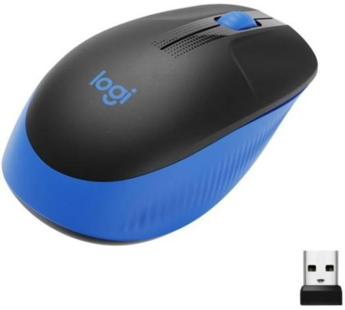 Мышь/ Logitech Wireless Mouse M190  Blue