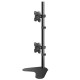 ONKRON кронштейн для двух мониторов 13"-34" настольный, чёрный D208FS (Мятая упаковка)