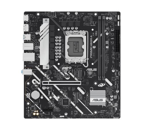 Материнская плата ASUS PRIME H810M-A-CSM, LGA1851, B810, 2*DDR5, 4*SATA, 2*M.2, 2*USB 3.2, 4*USB 2.0, 1*PCIx16, 1*PCIx1, HDMI+DP, mATX; 90MB1KK0-M0EAYC
