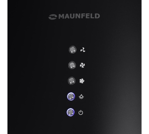 Вытяжка MAUNFELD/ Вытяжка MAUNFELD, островная, 35 см, производительность 1050 м3/ч, 3 скорости, электронное управление, энергоэффективность В, уровень шума 63 дБ, цвет черный