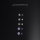 Вытяжка MAUNFELD/ Вытяжка MAUNFELD, островная, 35 см, производительность 1050 м3/ч, 3 скорости, электронное управление, энергоэффективность В, уровень шума 63 дБ, цвет черный