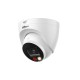 Уличная купольная IP-видеокамера Full-color с ИИ, 2Мп; 1/2.8 CMOS; объектив 3.6мм; WDR(120дБ); чувствительность 0.002лк@F1.6 сжатие: H.265+ H.265 H.264+ H.264 MJPEG; 2 потока до 2Мп@25к/с; видеоаналитика: SMD Plus (Умная детекция движения) пересечение лин
