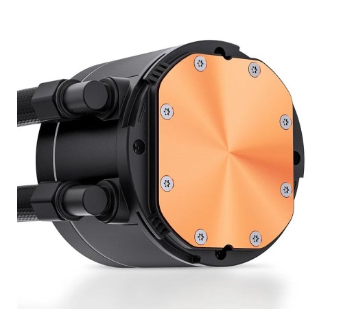 Система жидкостного охлаждения/ Water Cooling System JONSBO TH-240 Black (260W, 240mm, LED temp., Black, ARGB/ Fans: 2x120mm, 62.4CFM, 37.3dBA, 2400RPM/ Pump height 72mm, 30dBA, 2400RPM, Rad thickness 27mm/ S: 1851, 1700, 1200, 115X, AM5, AM4) Система жидкостного охлаждения/ Water Cooling System JONSBO TH-240 Black (260W, 240mm, LED temp., Black, ARGB/ Fans: 2x120mm, 62.4CFM, 37.3dBA, 2400RPM/ Pump height 72mm, 30dBA, 2400RPM, Rad thickness 27mm/ S: 1851, 1700, 1200, 115X, AM5, AM4)
