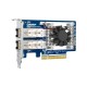 Сетевая карта/ QNAP QXG-25G2SF-E810 Dual Port 25Gbps/10Gbps SFP28 PCIe Gen4 x8