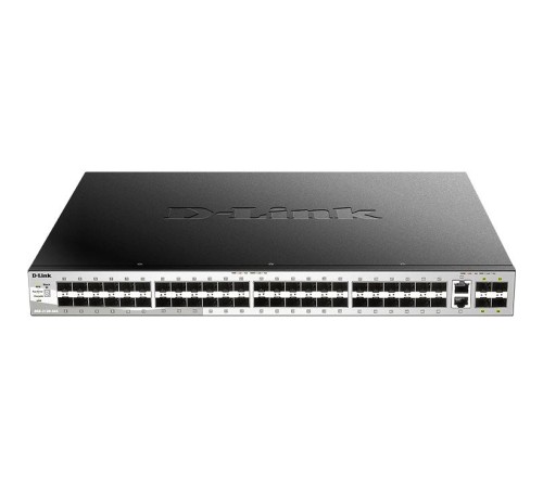 Коммутатор/ DGS-3130-54S Managed L3 Stackable Switch 48x1000Base-X SFP, 2x10GBase-T, 4x10GBase-X SFP+, CLI, 1000Base-T Management, RJ45 Console, USB, RPS, Dying Gasp