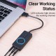 Внешняя звуковая карта Vention USB c регулятором громкости Черная