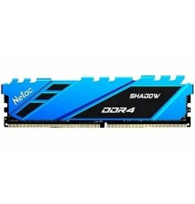 Оперативная память Netac Shadow 16GB DDR4-2666 (PC4-21300) C19 19-19-19-43 1.2V Memory module (DIMM) Blue