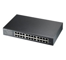 Коммутатор/ Zyxel NebulaFlex GS1915-24E Hybrid Smart L2 Switch, rack 19", 24xGE, silent (fanless), standalone/cloud management