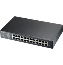 Коммутатор/ Zyxel NebulaFlex GS1915-24E Hybrid Smart L2 Switch, rack 19", 24xGE, silent (fanless), standalone/cloud management
