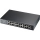 Коммутатор/ Zyxel NebulaFlex GS1915-24E Hybrid Smart L2 Switch, rack 19", 24xGE, silent (fanless), standalone/cloud management