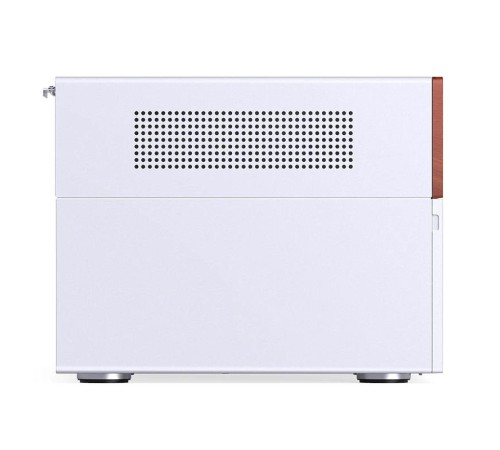 Корпус без блока питания/ Case JONSBO N4, Mini-Tower, 1x120mm, 1xUSB-A 3.0 + 1xUSB-C 3.2, SFX PSU Support, mATX, mITX White