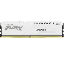 Память оперативная/ Kingston 32GB 5200MT/s DDR5 CL36 DIMM FURY Beast White EXPO