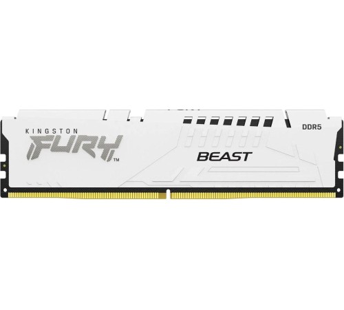 Память оперативная/ Kingston 32GB 5200MT/s DDR5 CL36 DIMM FURY Beast White EXPO Память оперативная/ Kingston 32GB 5200MT/s DDR5 CL36 DIMM FURY Beast White EXPO