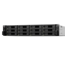 Системы хранения данных Synology 2U/12bay 12C 2,1GhzCPU/16Gb(128)/RAID0,1,10,5,6/upto 96HDD (7xRX1222sas)/2xUSB/4GbE+2x10GE(RJ-45)/2Expslot/iSCSI/2xIPcam(up to128)/2xPSU/no rail/1YW