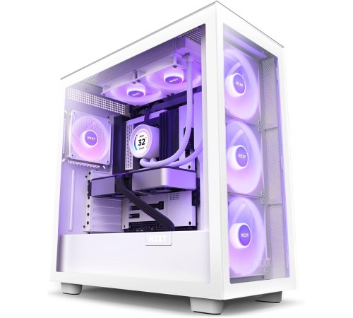 Система жидкостного охлаждения для ПК/ Water Cooling System NZXT Kraken Elite 240 RGB (250W, 240mm, LED temp., White, RGB/ Fans: 1xF240 RGB Core Fan, 75.12CFM, 30dBA, 2400RPM/ Pump height 65mm, 2800RPM, Rad thickness 27mm/ S: 1851, 1700, 1200, 115X, AM5, Система жидкостного охлаждения для ПК/ Water Cooling System NZXT Kraken Elite 240 RGB (250W, 240mm, LED temp., White, RGB/ Fans: 1xF240 RGB Core Fan, 75.12CFM, 30dBA, 2400RPM/ Pump height 65mm, 2800RPM, Rad thickness 27mm/ S: 1851, 1700, 1200, 115X, AM5,