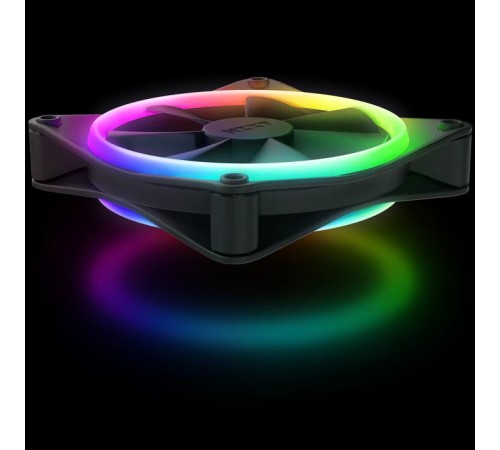 Кулер для корпуса ПК/ Case Cooler NZXT F120 RGB DUO Triple Pack (120x120x25mm, 4-pin PWM, RGB, 48.58CFM, 29dBA, 1800RPM, White, 3pcs)