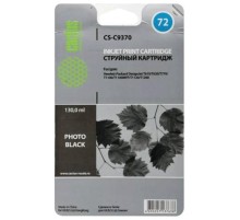 -/ Картридж струйный Cactus CS-C9370 №72 фото черный (130мл) для HP DJ T610/T620/T770/T1100/T1100/T1120