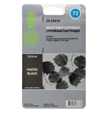 -/ Картридж струйный Cactus CS-C9370 №72 фото черный (130мл) для HP DJ T610/T620/T770/T1100/T1100/T1120