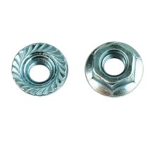 Гайка с насечкой, препятствующей откручиванию М8, нержавеющая сталь