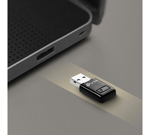 Адаптер Wi-Fi/ 300Mbps Mini Wireless N USB Adapter, Mini  Size, Realtek, 2T2R, 2.4Ghz, 802.11b/g/n