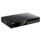 Коммутатор D-Link Неуправляемый PoE-коммутатор, 8x1000Base-T PoE, PoE-бюджет 125 Вт, корпус металл