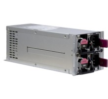 Серверный блок питания/ Server power supply Qdion Model PSR2-0800-D P/N:8300800PSR0001 2U Redundant 800W Efficiency 91+, Cable connector: C14 [R2A-DV0800-N-B/99RADV0800I1170118]