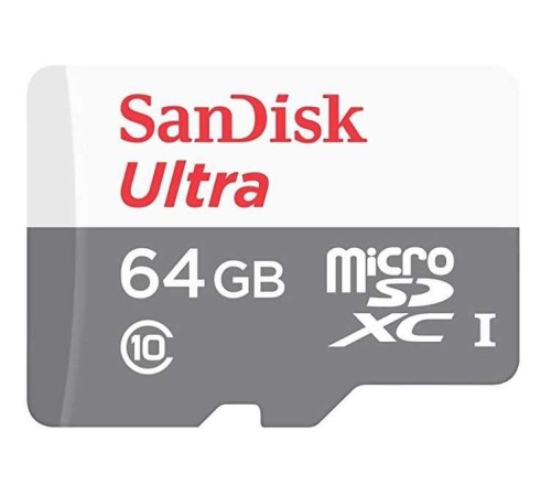 Карта памяти SanDisk Ultra® 64GB microSDXC 100MB/s Class 10 UHS-I