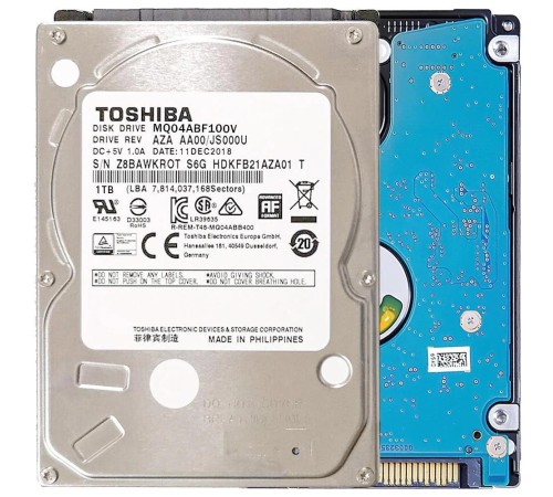 Жесткий диск/ HDD Toshiba SATA3 1Tb 2.5"" (SMR) 5400 128Mb 1 year warranty (replacement WD10JUCT, WD10SPZX, ST1000LM048, ST1000LM035, HDWV110UZSVA, HDWL110UZSVA, ST1000VX005, WD11PURZ, ST1000DM003, DT01ACA100)