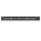 Коммутатор Smart L2 коммутатор Zyxel GS1900-48, rack 19", 48xGE, 2xSFP, кнопка сброса заводских настроек