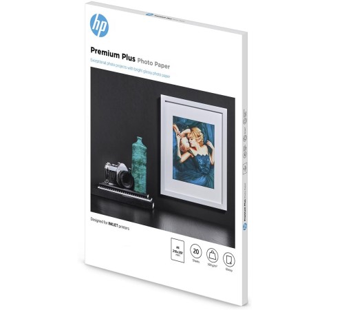 Бумага/ HP Premium Plus Glossy Photo Paper-20 sht/A4/210 x 297 mm Бумага/ HP Premium Plus Glossy Photo Paper-20 sht/A4/210 x 297 mm