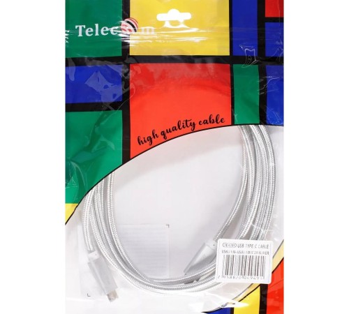Кабель/ Кабель USB 3.1 Type Cm -- Cm IC 5А 20Gbs длина 2M, Telecom <TC420S-2M> серебряный Кабель/ Кабель USB 3.1 Type Cm -- Cm IC 5А 20Gbs длина 2M, Telecom <TC420S-2M> серебряный