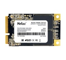 SSD накопитель Netac SSD N5M 128GB mSATA SATAIII 3D NAND, R/W up to 510/440MB/s, TBW 70TB, 3y wty