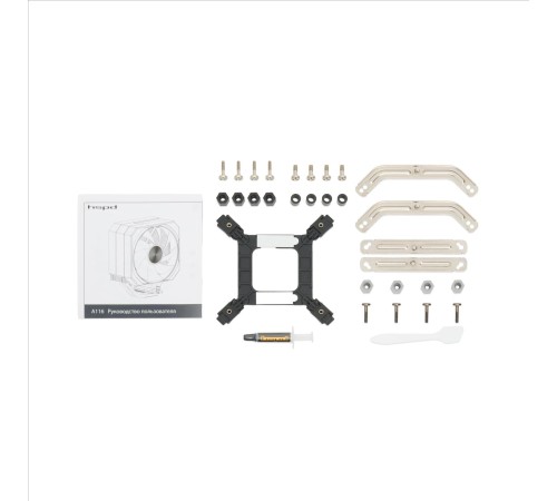 Кулер для процессора/ CPU Cooler HSPD A116 WHITE ARGB cover (250W, 4-pin PWM, 155mm, Al/Cu, 6x6mm, ARGB cover, 1x120mm, 68CFM, 25dBA, 1650RPM, S: 1851/1700/1200/20XX/115X/13XX, AM5/AM4/AM3/AM2/AM3+/AM2+/FM2/FM1, white) Кулер для процессора/ CPU Cooler HSPD A116 WHITE ARGB cover (250W, 4-pin PWM, 155mm, Al/Cu, 6x6mm, ARGB cover, 1x120mm, 68CFM, 25dBA, 1650RPM, S: 1851/1700/1200/20XX/115X/13XX, AM5/AM4/AM3/AM2/AM3+/AM2+/FM2/FM1, white)